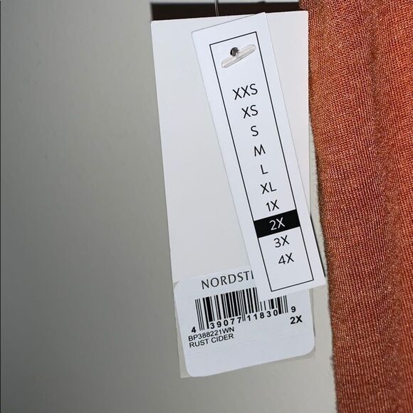 BP Plus Size Rust Orange Tee - Picture 3 of 4